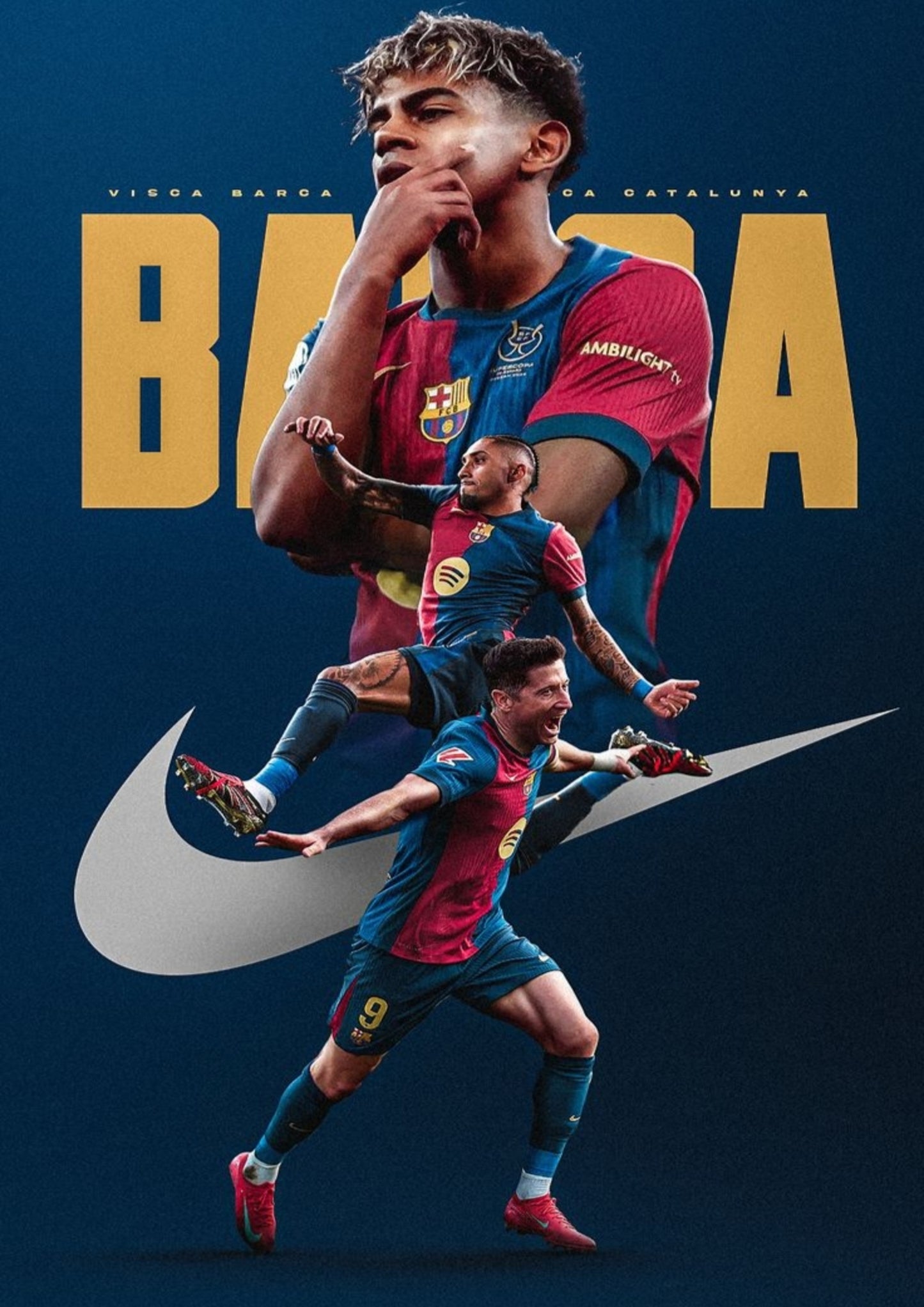 Yamal Barca poster