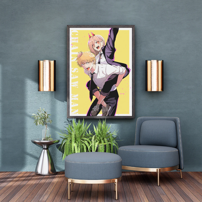 Chainsaw Man Denji & Power Poster