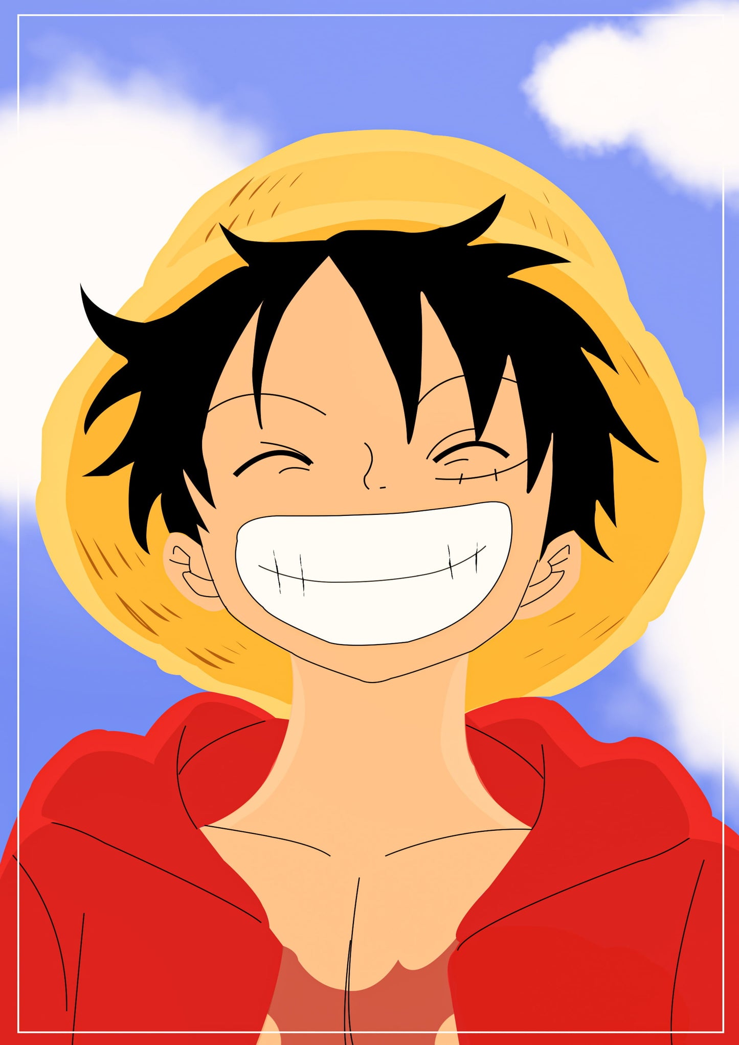 Smiling Straw Hat Luffy