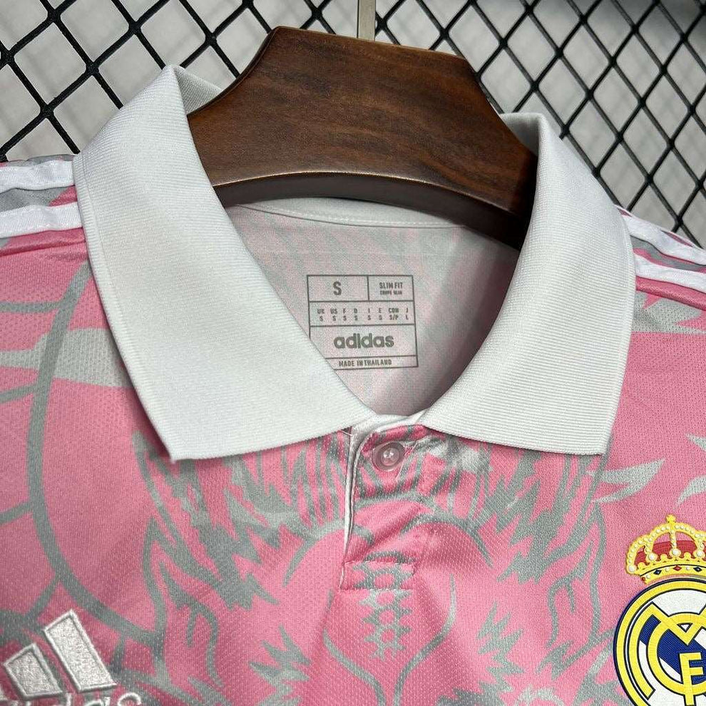 Real Madrid Pink Dragon Jersey