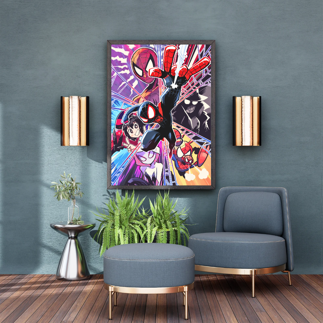Spider‑Verse Multiverse Swing Poster