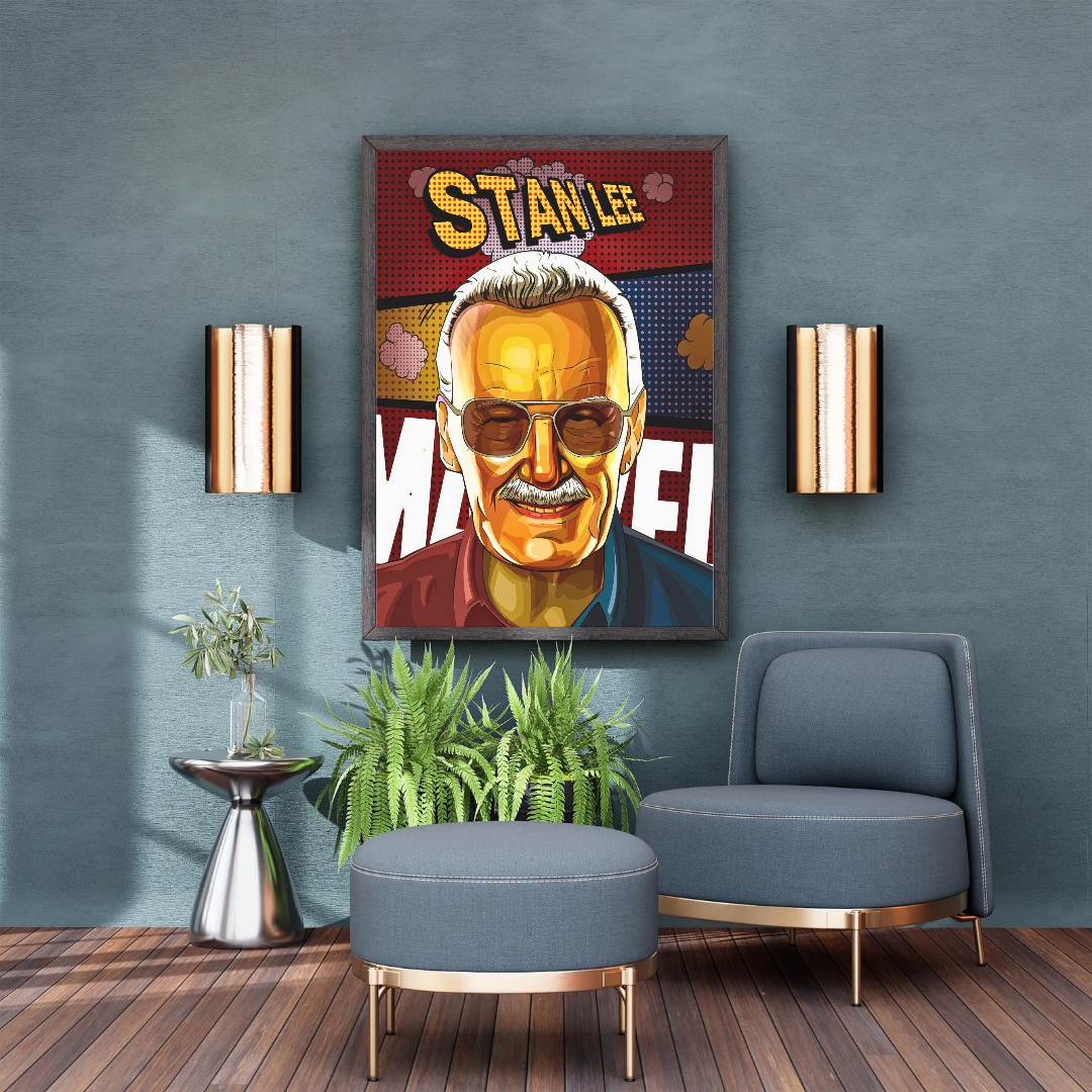 Stan Lee Pop Art Portrait Poster