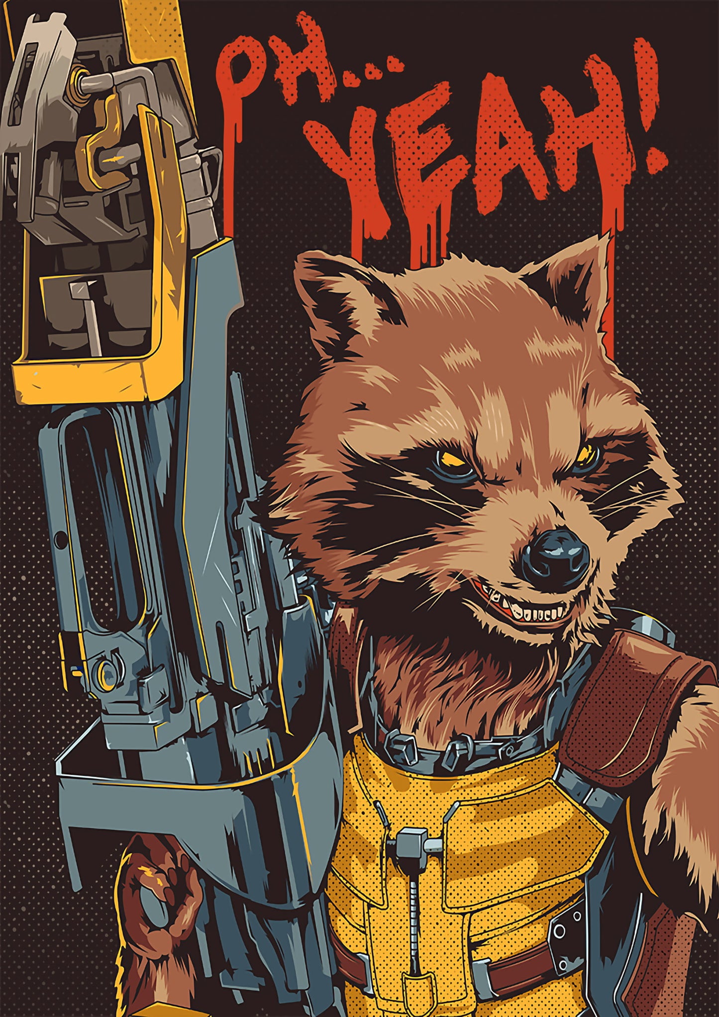 Rocket Raccoon “Oh… Yeah!” Poster