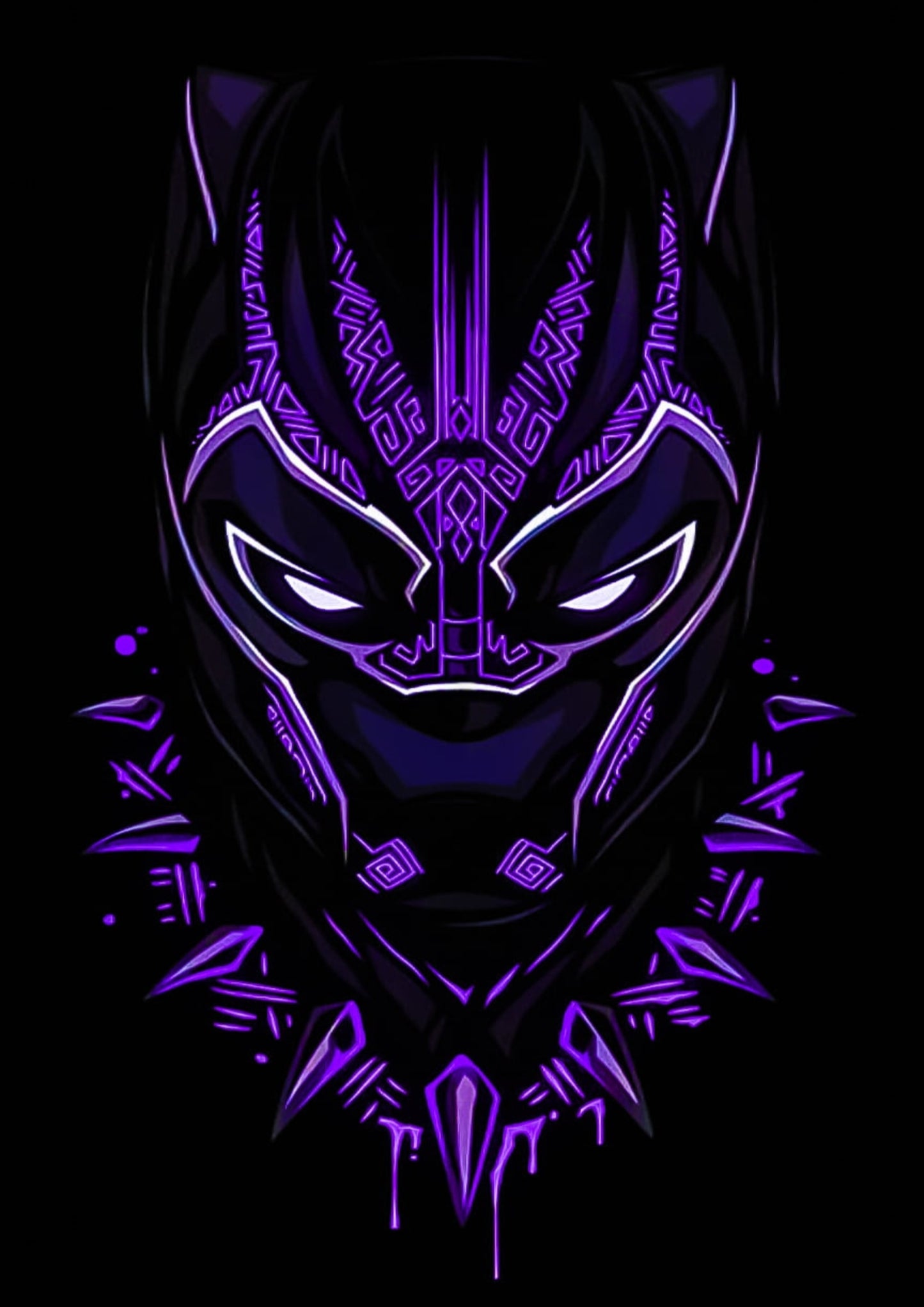 Wakanda Glow: Panther Sigil
