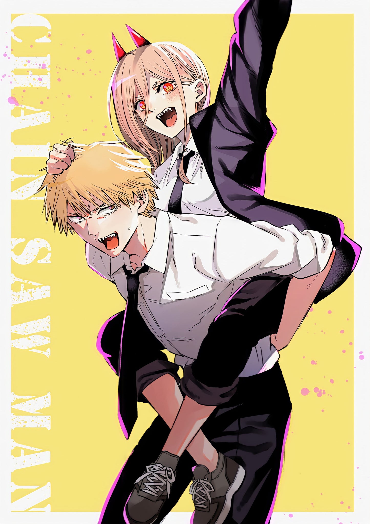 Chainsaw Man Denji & Power Poster