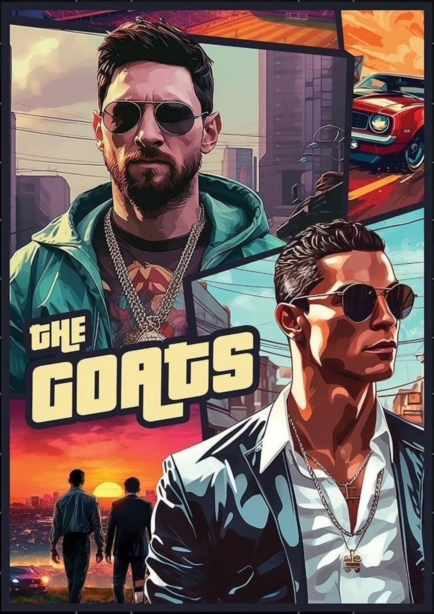 Messi x Ronaldo Poster