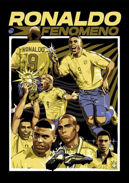 Ronaldo Fenômeno Brazil Poster