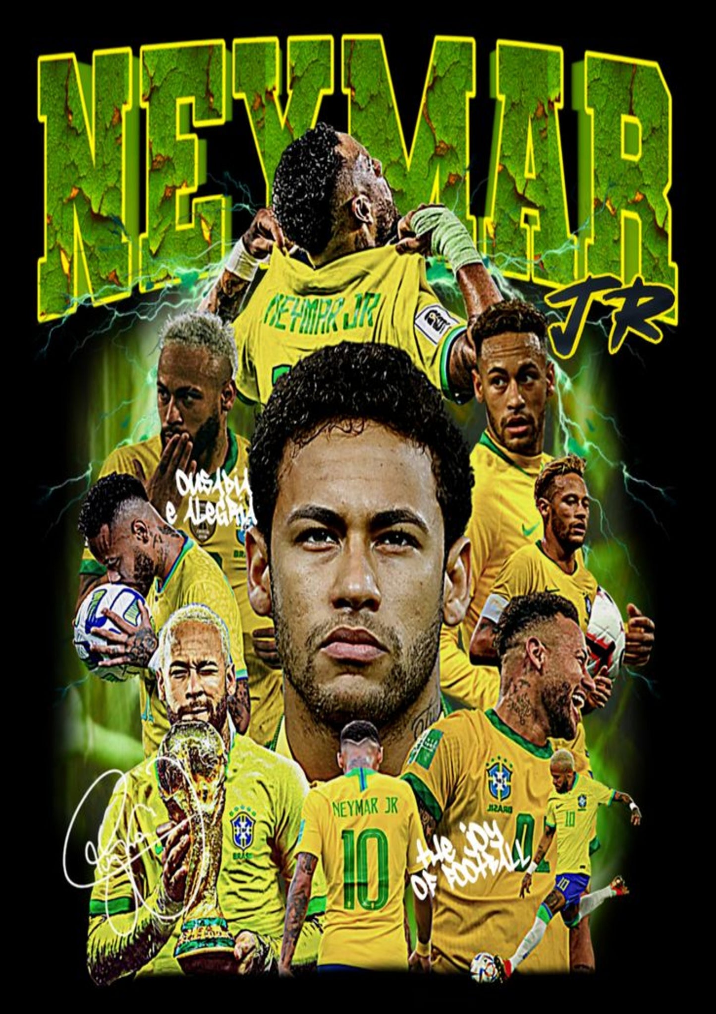 Neymar Jr Brazil Poster