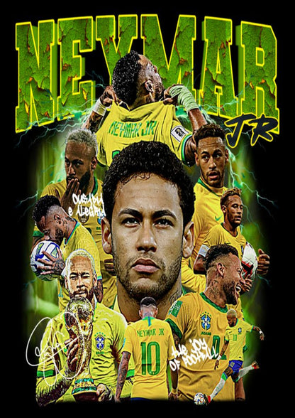 Neymar Jr Brazil Poster