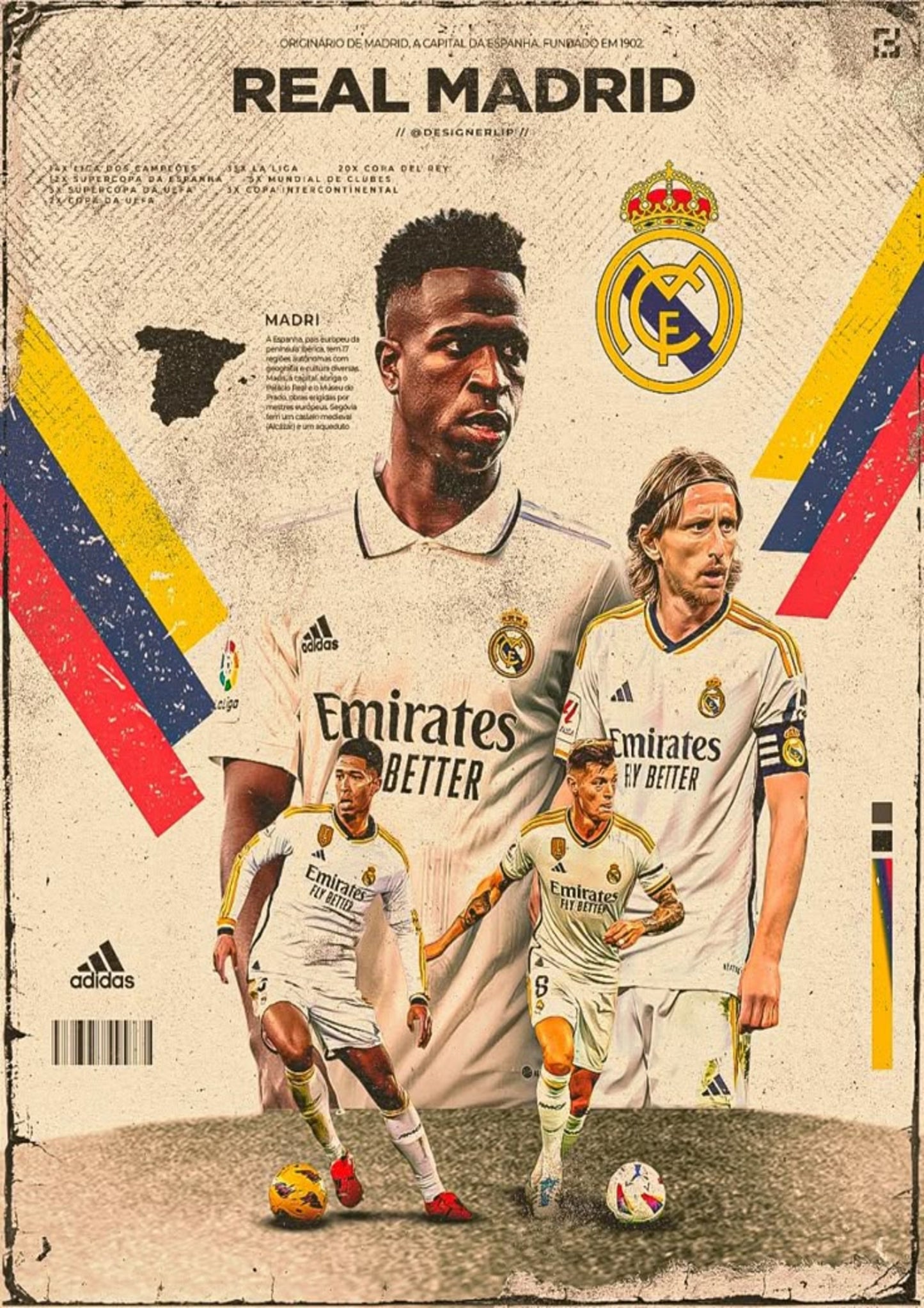 Real Madrid Squad Poster