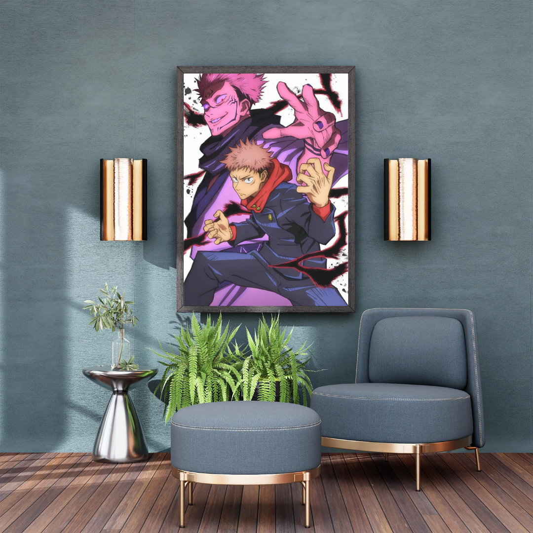 Jujutsu Kaisen Itadori & Sukuna Poster