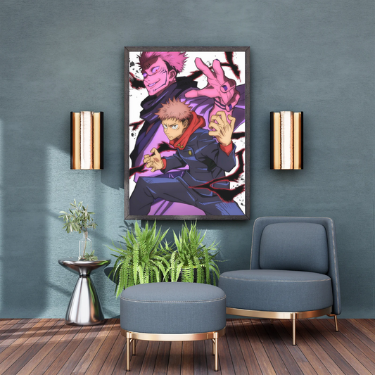 Jujutsu Kaisen Itadori & Sukuna Poster