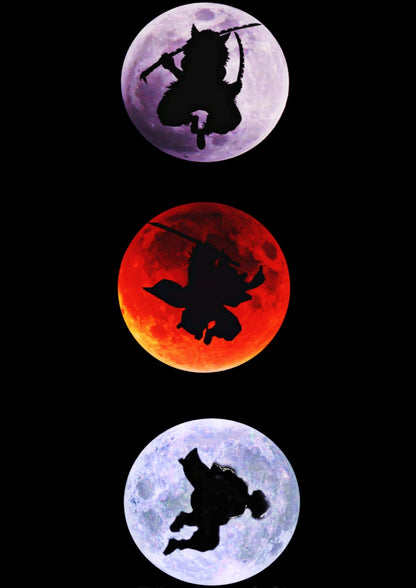Demon Slayer Moon Silhouette Wall Art