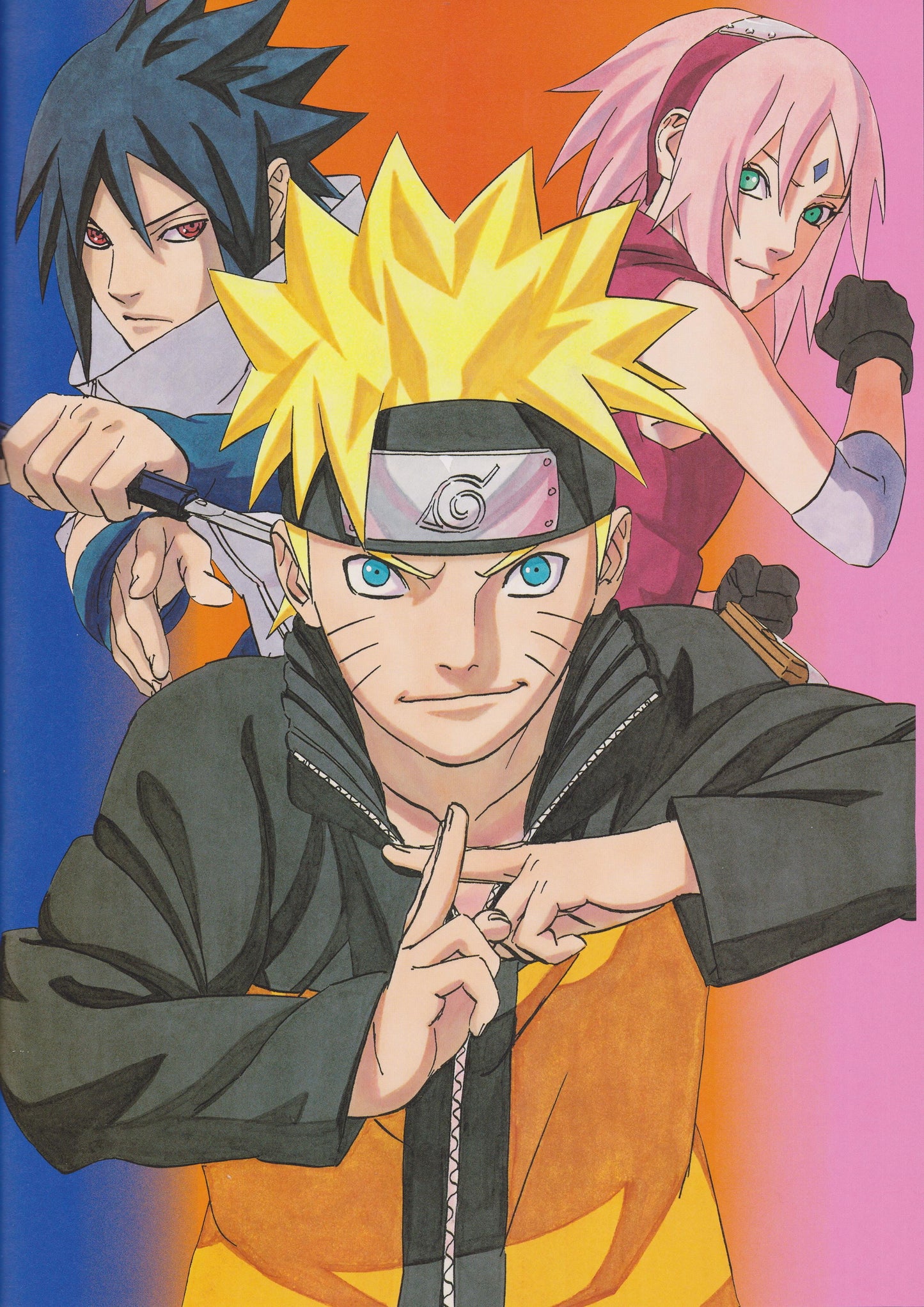 Naruto Team 7 Trio Poster