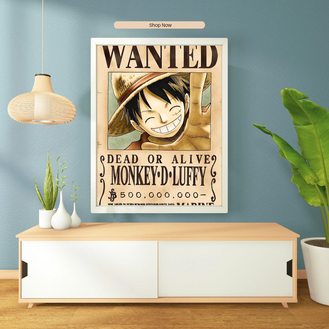 One Piece Monkey D. Luffy Wanted Poster