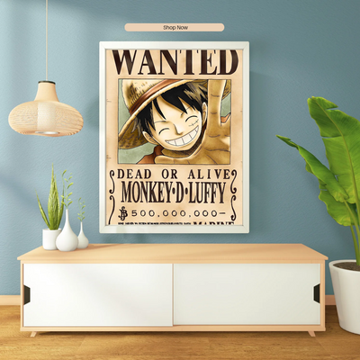 One Piece Monkey D. Luffy Wanted Poster