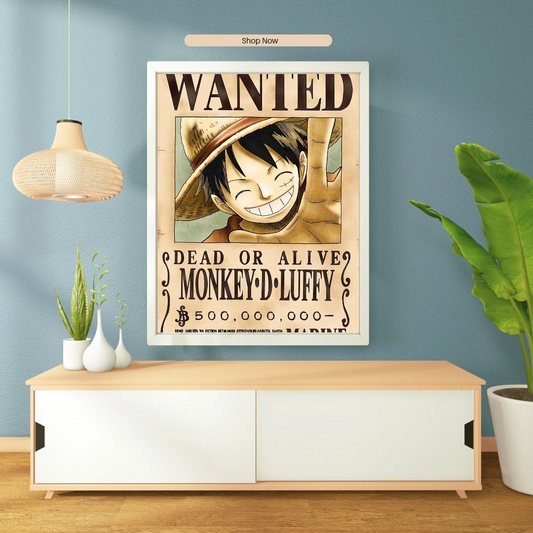 One Piece Monkey D. Luffy Wanted Poster