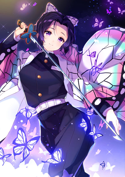 Demon Slayer Shinobu Butterfly Poster