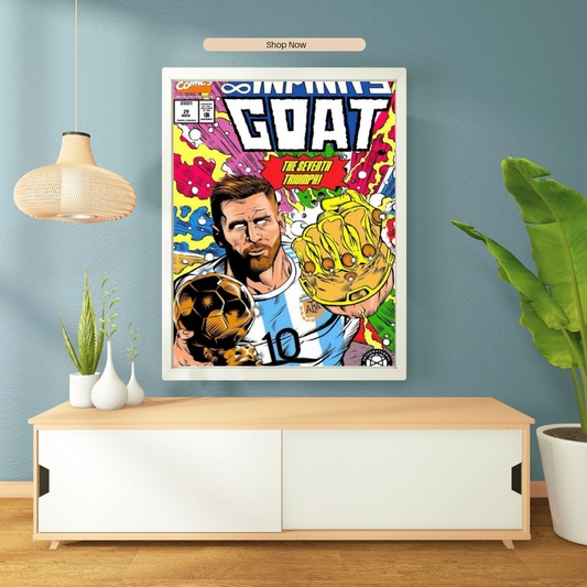 Messi Infinity GOAT Poster