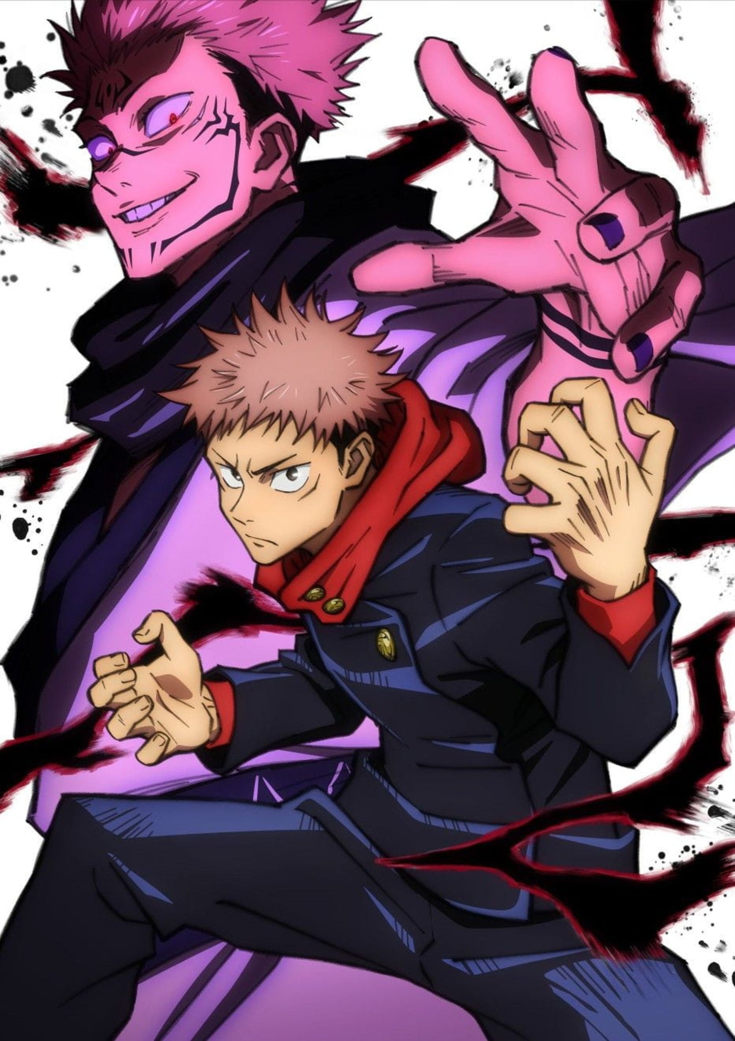 Jujutsu Kaisen Itadori & Sukuna Poster