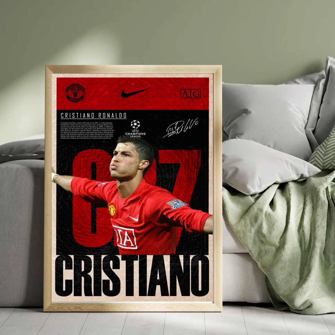 Cristiano United Poster