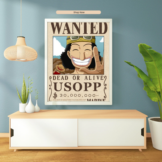 Sniper Smile: Usopp Wanted Poster