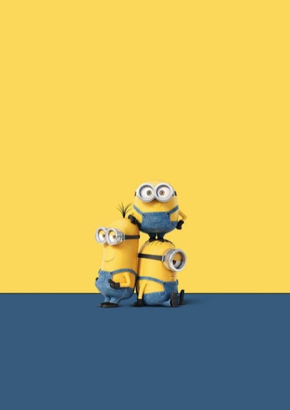 Minions Minimal Stack Poster