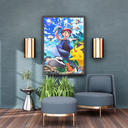 Pokémon Adventure Ash & Pikachu Poster