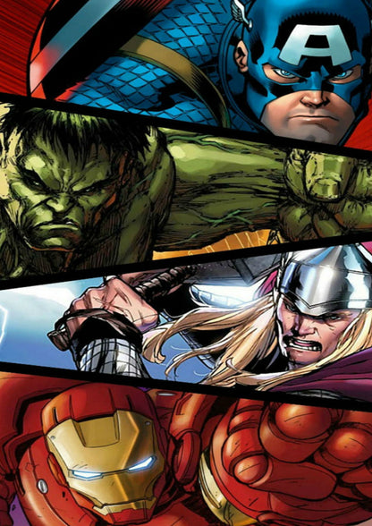 Avengers Quartet: Cap, Hulk, Thor, Iron Man