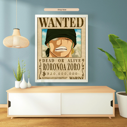 One Piece Roronoa Zoro Wanted Poster