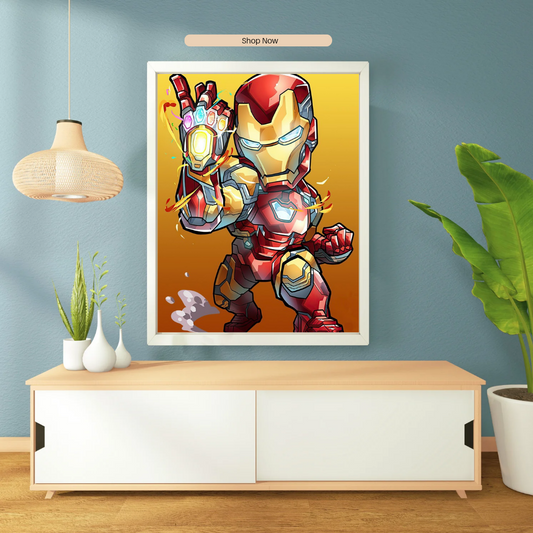 Iron Man Chibi Power Pose Poster