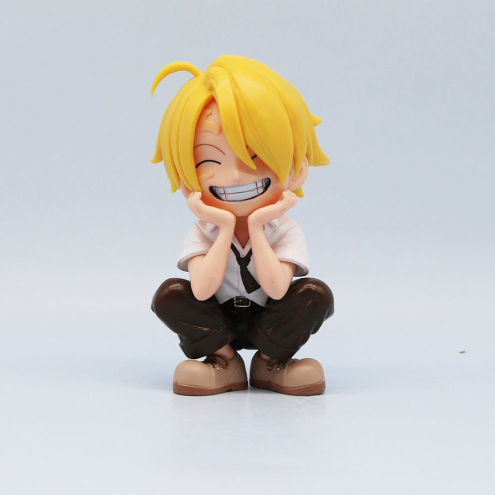 One Piece Chibi Laugh Collection – Luffy, Zoro & Sanji Mini Figures