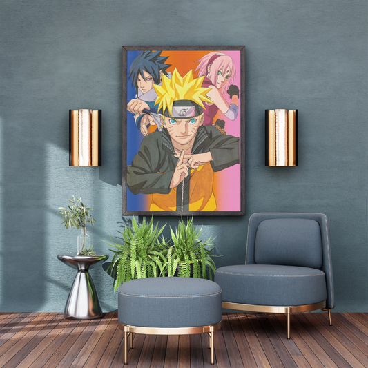 Naruto Team 7 Trio Poster