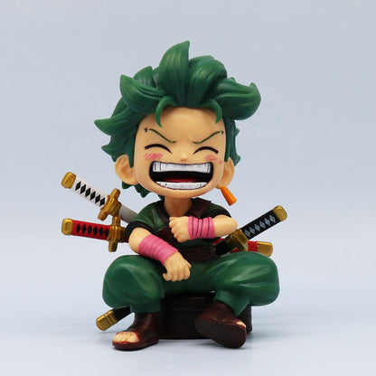 One Piece Chibi Laugh Collection – Luffy, Zoro & Sanji Mini Figures