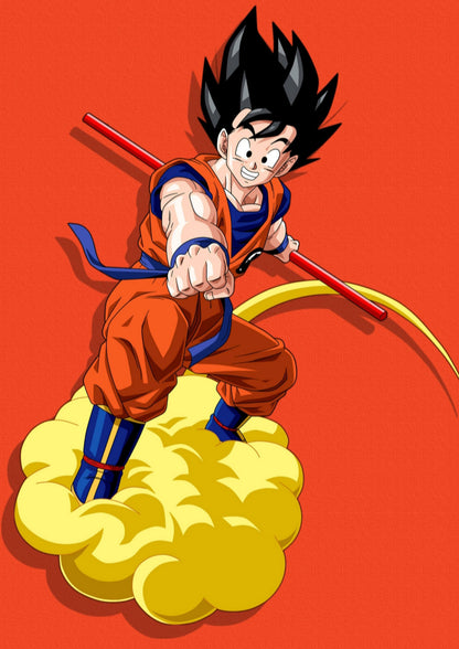 Nimbus Rider: Goku Wall Poster