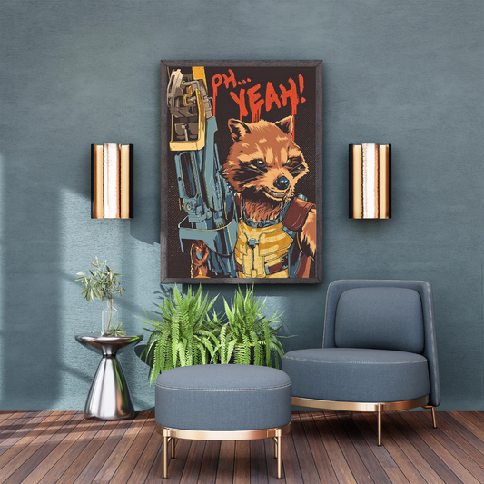 Rocket Raccoon “Oh… Yeah!” Poster