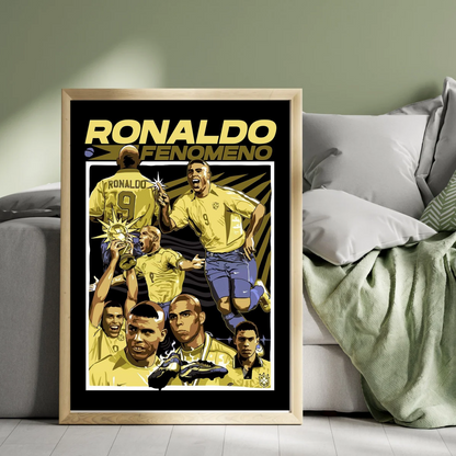 Ronaldo Fenômeno Brazil Poster