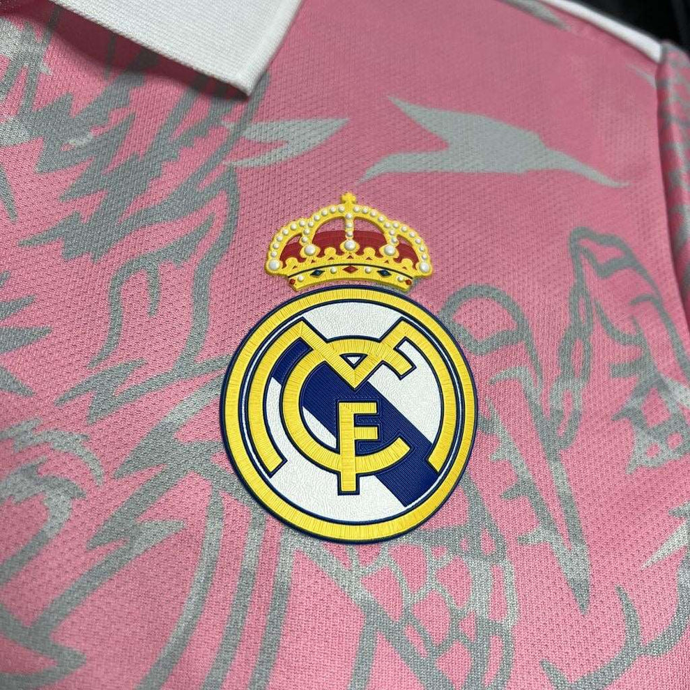 Real Madrid Pink Dragon Jersey