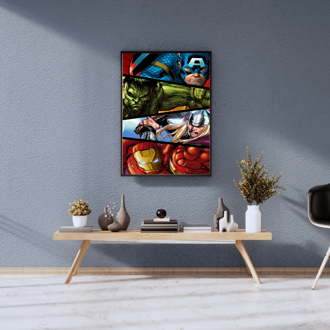 Avengers Quartet: Cap, Hulk, Thor, Iron Man