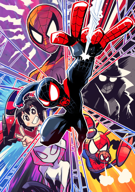 Spider‑Verse Multiverse Swing Poster