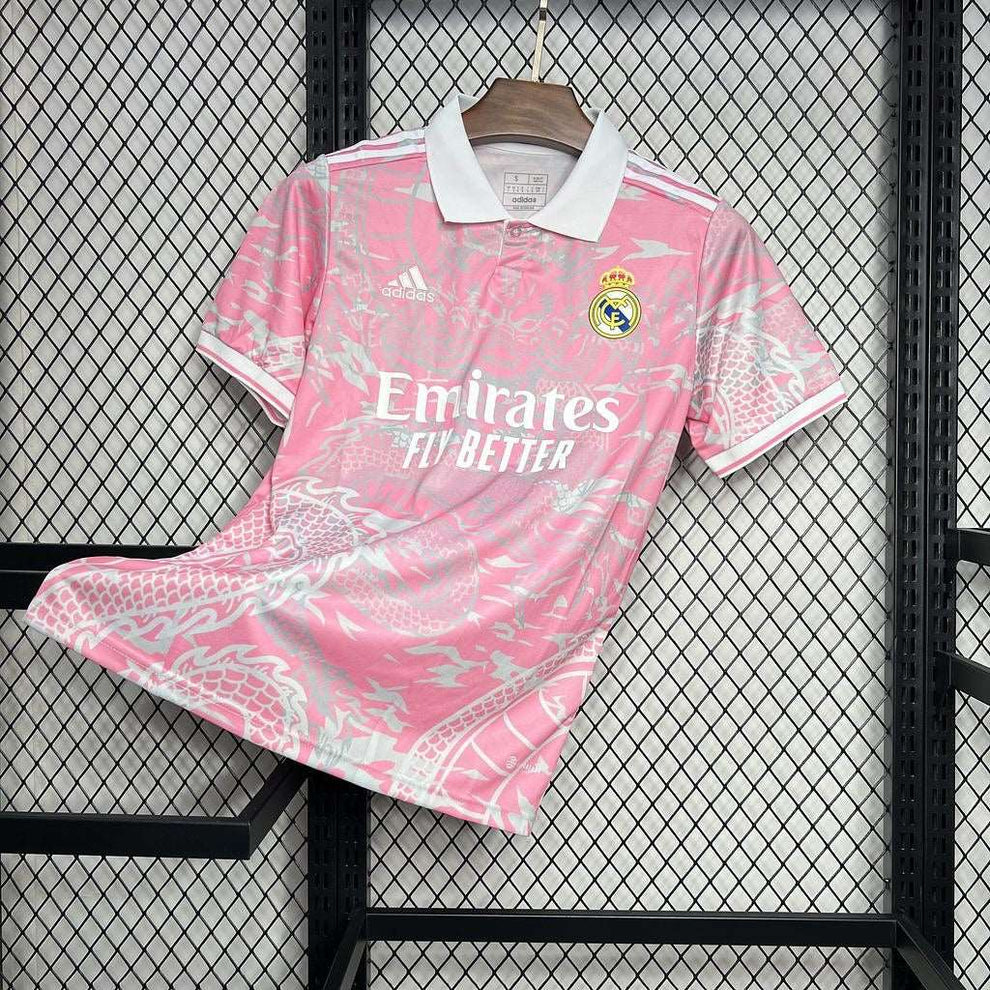 Real Madrid Pink Dragon Jersey