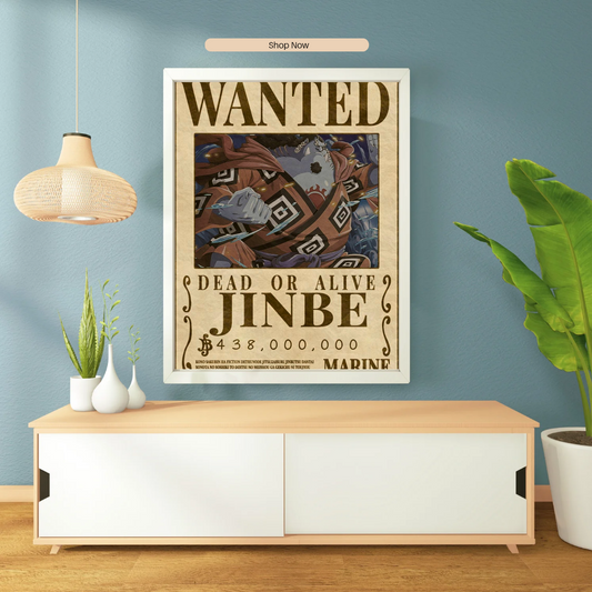One Piece Jinbe Wanted Poster