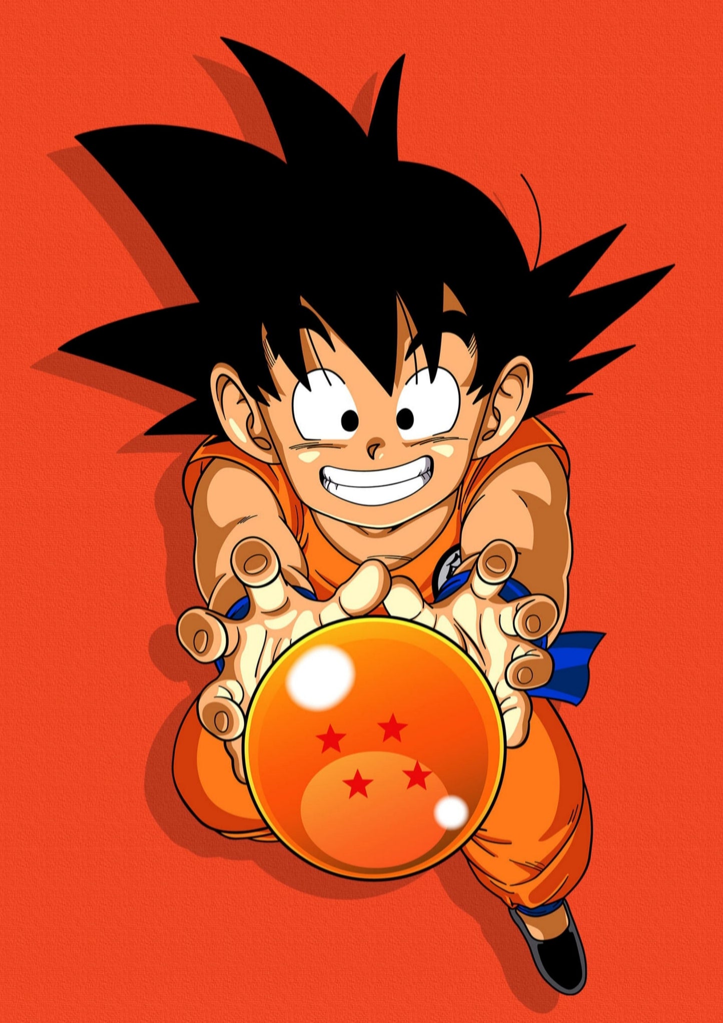 Dragon Ball Goku 4-Star Dragon Ball Poster (A4)