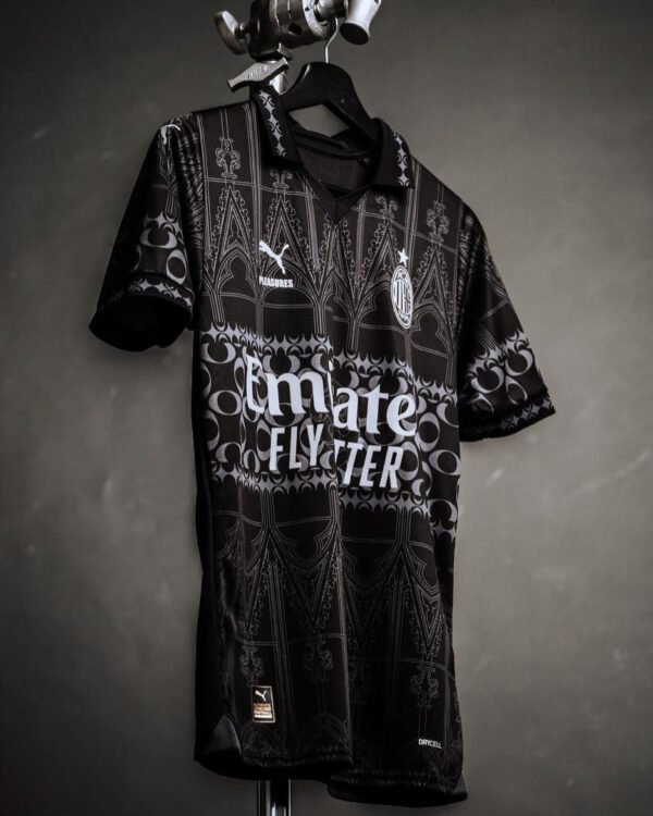 AC Milan X Pleasures 2023/24 Fourth Jersey