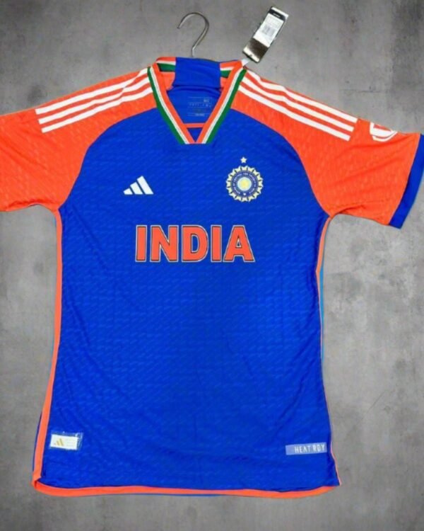 India T-20 Cricket World Cup 2024 Jersey PLAYER VERSION