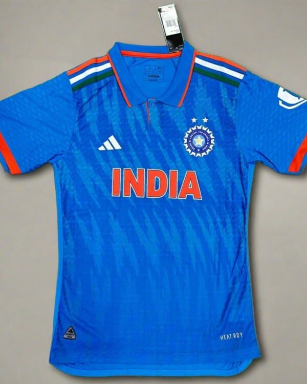 India ICC Cricket World Cup TRICOLOR 2023 Jersey PLAYER VERSION