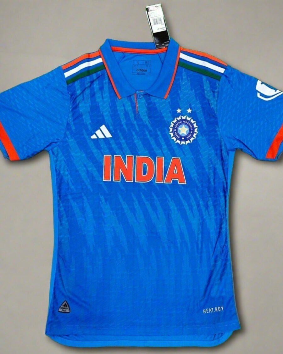 India ICC Cricket World Cup TRICOLOR 2023 Jersey PLAYER VERSION