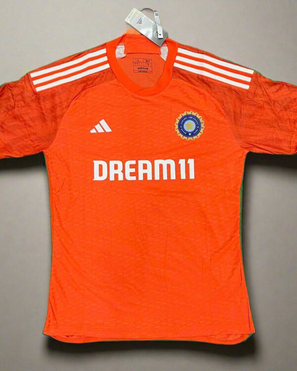 India Cricket Orange Training Jersey 2024 PLAYER VERSION