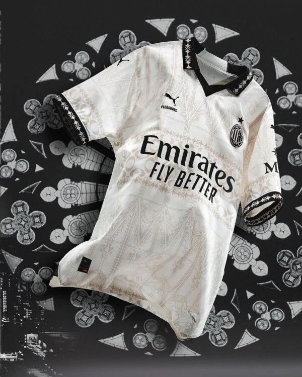 AC Milan X Pleasures 2023/24 Third Jersey