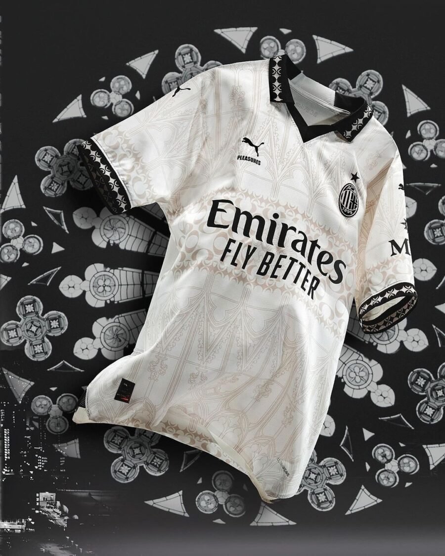 AC Milan X Pleasures 2023/24 Third Jersey